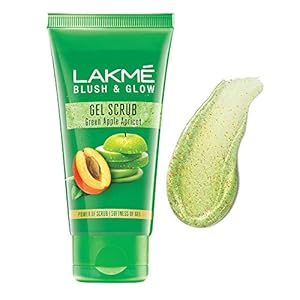 Lakme Blush & Glow Green Apple Apricot Gel Scrub, 50 g