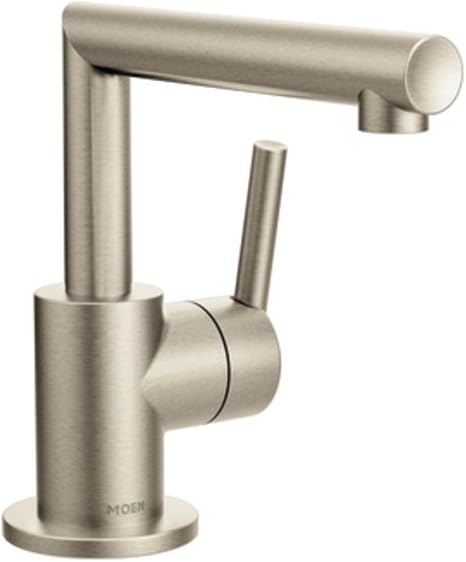 Moen S43001 Arris one-handle Badezimmer Wasserhahn, gebürsteter nickel