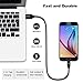 Short Micro USB Charger, iSeekerkit 3Pack 1.5ft/50cm High Speed Micro-USB to USB 2.0 Cable Sync & Charge Cord for Samsung Galaxy S7 Edge/S6, Nexus, LG, Motorola, Android Smartphone, Camera