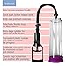 Vacuum Man's Manual Penis Pump with Powerful Suction for Maxium Width with Easy Grip Pump Handle & Includes Free Cock Ring