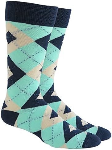 Argyle Socks Grooms Socks Wedding Socks Navy Blue Mint Light Beige