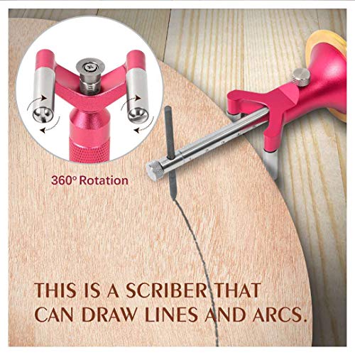 Newkiton Dovetail Jig Wheel Marking Gauge Multi Set, 1 Bearing Wheel