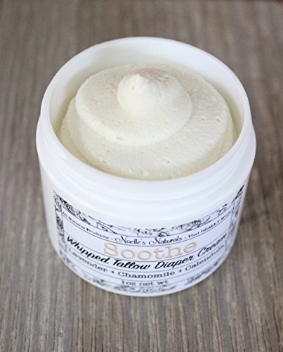 Whipped Tallow Diaper Rash Cream - Soothes & Heals - Organic Grassfed Tallow - Chamomile, Calendula, Lavender - Oatmeal - Cloth Diaper Safe - Thumbnail 4