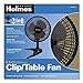 Holmes Convertible Desk & Clip Fan, Black HCF0611A-BM