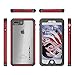 Ghostek ATOMIC Heavy Duty Waterproof Case Compatible with iPhone 8 Plus/7 Plus - Red