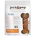 Jack&Pup Prime Extra Thick Whole Pig Ears Odor Free Dog Treats, (8 Pack) – Premium Grade Long Lasting All Natural and Unflavored Gourmet Dog Treat Chews – Fresh & Tasty Low-Calorie Treat