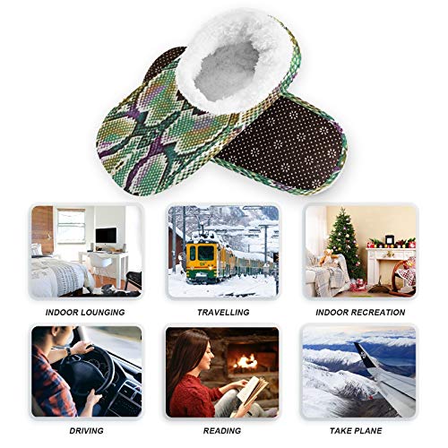 51k37rbH5DL PUXUQU Zapatillas de casa para mujer, con estampado de piel de serpiente, para casa, dormitorio, pantuflas para mujeres… PUXUQU Zapatillas de casa para mujer, con estampado de piel de serpiente, para casa, dormitorio, pantuflas para mujeres… - Imagen 5