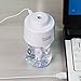 BestFire® Mini Bottle Cap Design USB Ultrasonic Humidifier Air Diffuser for for Office Travel Home Room Bedroom Desk Car Vehicle etc. (White)