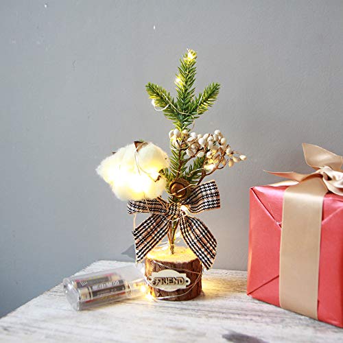 Beyonds Christmas Tree Ornament + LED Light Battery Operated Lights for Garden Bedroom Lawns Christmas Indoor & Outdoor Decoration, Home Terrace Party Bar Decor - Thumbnail 3