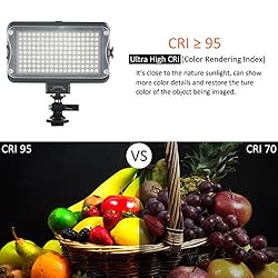 VILTROX VL-162T CRI95+ LED Video Light, Portable on