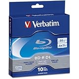 Verbatim BD-R DL 50GB 6X with Branded Surface - 10pk Spindle Box 97335