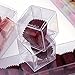 ClearBags 2 x 2 x 2 Small Clear Holiday Gift Boxes | Clear PET Plastic Boxes for Christmas, Weddings, Parties | Party Favor Boxes for Small Ornaments Gifts Candy Cookies | Food Safe | 25 Boxes