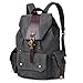 Vbiger Vintage Canvas Backpack Casual Shoulder Bag Large Capacity Rucksack for Men and Women