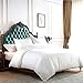 COSYJOY Duvet Cover Set King Size White 3 Piece Comforter Cover – Ultra Soft Microfiber Hotel Soft and Breathable with Zipper Closure,1 Quilt Cover and 2 Pillow Shams