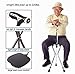 Best Health Cane Stool Golf Walking Seats Retractable Lightweight Walking Stick with LED Light for Elderly Outdoor Travel Rest Stool Folding Chair Replacement Large Weight Capacity (Black Cane seat)