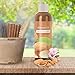 100% Pure Sweet Almond Oil for Skin Nails and Hair Growth Aromatherapy Carrier Oil Moisturizing Anti-Aging Treatment Massage Oil for Stretchmarks Scars Dark Circles Wrinkles Beauty Oil for Smooth Skin