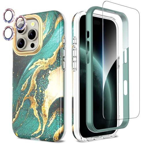 SHEDEER Cover per iPhone 16 Pro, Glitter Protezione... en promo sur Amazon