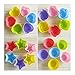 Hisight Muffin Moulds Reusable Nonstick Silicone Cupcake Liners 24 Pcs Heat Resisant Baking Cups For Baking Gelatin, Snack, Frozen Treats, Ice Cream,Hand soap soap model,Jelly pudding(Colorful)