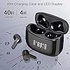 Wireless Earbuds, Bluetooth 5.1 Earphones with LED Display, IPX7 Waterproof in Ear Wireless Earphones, 40H Playtime…