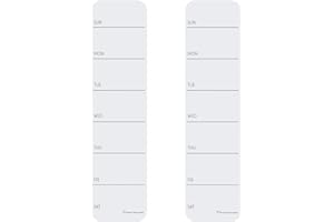 Three by Three Seattle up·date!™ Silicone Weekly Planner: Streamline Your Week with Reusable Dry-Erase Design, 2 Pack