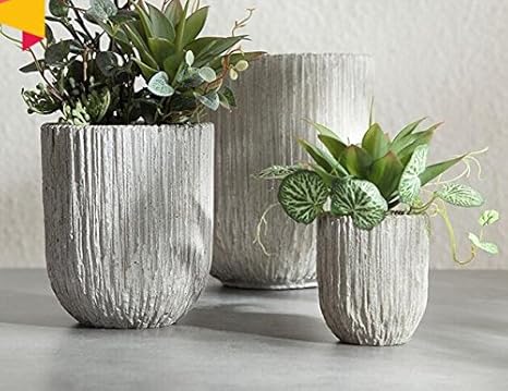 Andaziyan Volcanic Rock Style Flower Pots Planter Home Vase Glass