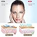 Facial Steamer Nano Ionic Hot Steam For Face Personal Sauna Spa Quality Moisturizing Face Sprayer Open Pores Blackheads Removal Clear Mini Home Humidifier with Makeup Mirror (Red)