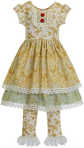 Giggle Moon Big Girls' Maggie Book of Life Dress 8 Ivory
