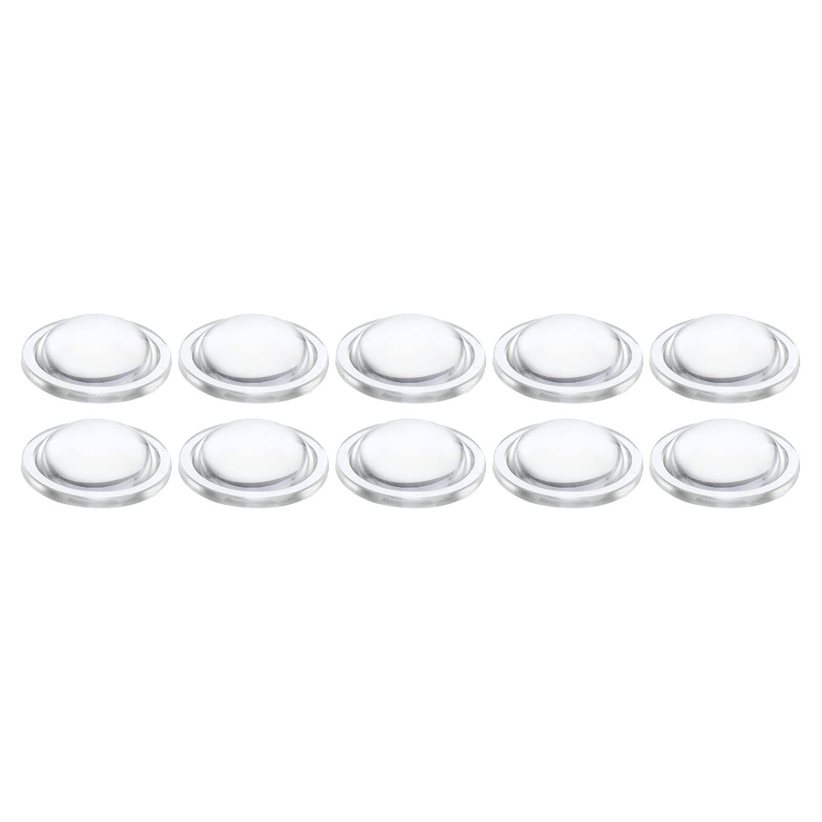 Photo 1 of PATIKIL Diameter 25mm Height 8mm Flat Convex Lens, 10 Pcs Acrylic LED Optical Convex Condenser Lens for LED Flashlight Bike Head Lamp, Transparent