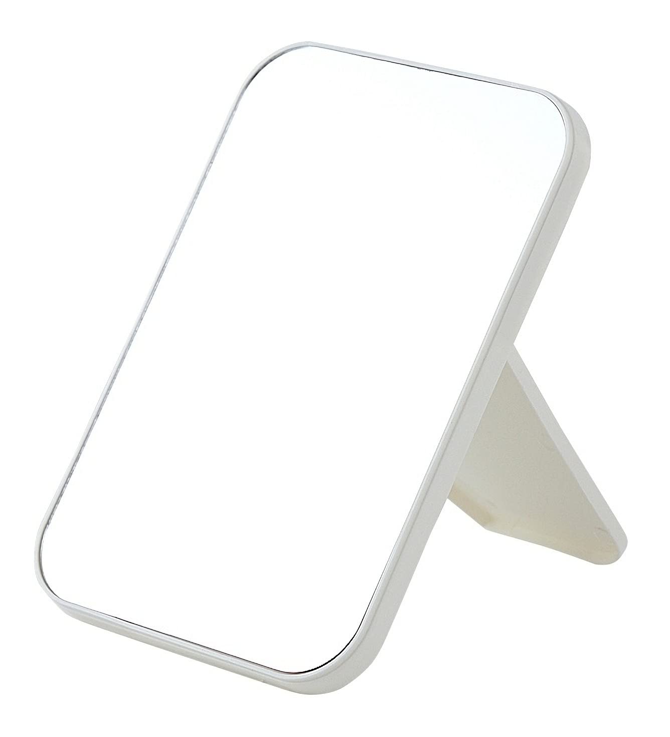 flyorigin Mirror Super HD Tabletop Mirror Foldable Bracket Designed Makeup Mirror Hand Free/Handheld Mirror