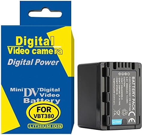 RUISI Panasonic VW-VBT380 battery and battery for Panasonic V720 ,710 ,V520, 510 ,V210 ,V110 VW-VBT190