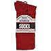Franklin Sports Youth Baseball + Softball Knee Socks for Kids - Red, Black, Royal Blue + Black Baseball Socks