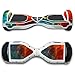 GameXcel Sticker for Hover Board - Skin for Self-Balancing Electric Scooter - Decal for Self Balance Mobility Longboard - Smart Protective Cover Vinyl Case for 2 Wheel Scooter Board