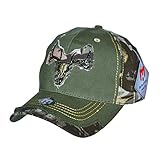 Camouflage Deer Skull Hunter Hat - Strapback Hat Cool Baseball Hats Camouflage Cap Camo Hat for Women Camoflauge Kids Camo Hat Low Rise Cool Camoflage Adjustable Mens Classic