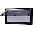 ZAWAYINE RV Caravan Camper Trailer External Push Window Vent Hatch Hinged Replacement RV Windows 900x500mm 35.4x19.7inch