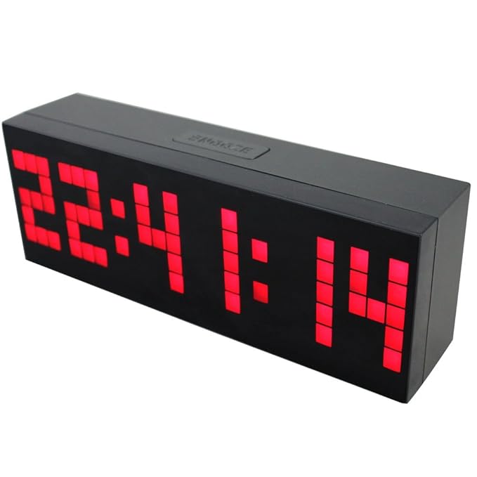 CHKOSDA Digital Led Clock Wall Alarm Digital Calendar Alarm
