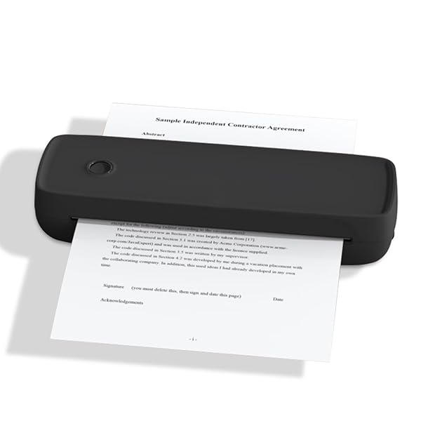 GUTHERREN PORTABLE THERMAL PRINTER,(BLACK)
