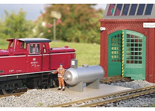 PIKO G SCALE MODEL TRAIN BUILDINGS - DIESEL LOCOMOTIVE FUELING STATION - 62075