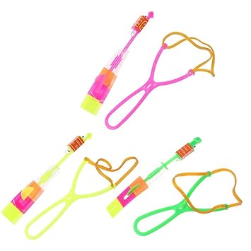 IainStars Luminous Slingshot Light Catapult Arrow Flying Rocket Toy Kid Toys Gift (A