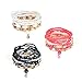 Starshiny Bohemian Crystal Gem Colorful Stretch Bead Multilayer Bracelet Stack of 6 for Women