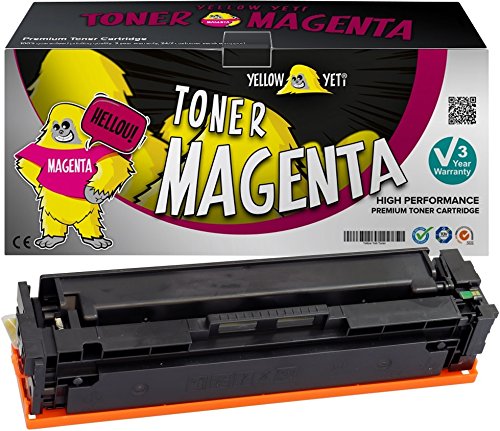 YELLOW YETI 201X CF403X (2,300 Pages) Compatible Magenta Toner Cartridge for use with Color LaserJet Pro MFP M277dw M277n M274n M252dw M252n