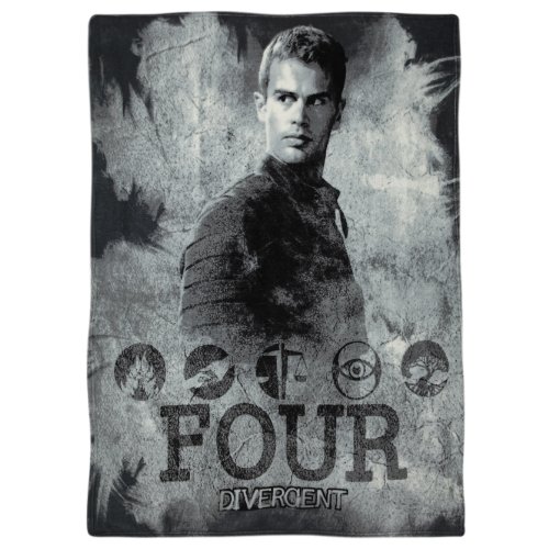 Divergent Four Textured Fleece Throw