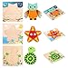 Sumnacon Jigsaw Puzzles Toys For Toddlers, 3D Wooden Fancy Education Learning Intelligence Toys Grown Up Puzzles For Kids Children, 3 Pack Animals of Tortoise,Owl,Starfish