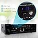 Wireless Bluetooth Public Address Amplifier – 500W Compact Mini Digital Home Power Audio Sound PA Receiver System w/ 70V 100V Output, Mic Input, Radio, USB, Remote For 4-16ohm Speaker – Pyle PMSA126BUthumb 3