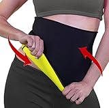Womens Slimming Belt Body Shapers Sweat Waist Cincher for Weight Loss by Glamours