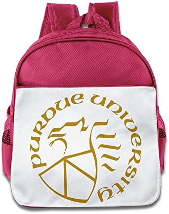 ESSES Kids Schoolbag Purdue University Seal Backpack Pink