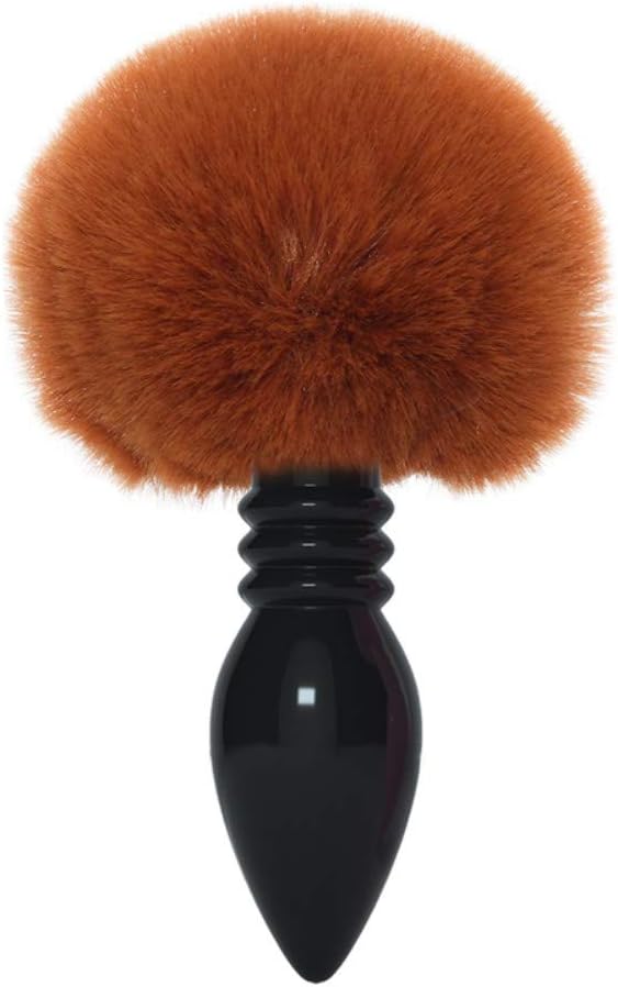 BOENZN Tail Amal Plug, Six-Toy Fluffy Rabbit Tail Plug Women Amal Beads Bǚtt Plug for Couple Cosplay