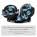 Car Air Fan Electric 12V Fan Cooling Air Fan,Powerful Quiet 2 Speed Wind Fan 360 Degree Rotatable Dashboard Cooling Fans Summer Cooling Fan Air Circulator for Van SUV RV Boat Auto Vehicles Golf