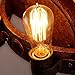 60W Edison Light Bulbs ST58 Filament Vintage Bulb Antique Style Incandescent Clear Glass Light Squirrel Cage Design E26/E27 Medium Base Lamp (4 Pack) for Chandeliers Wall Sconces Pendant Lighting