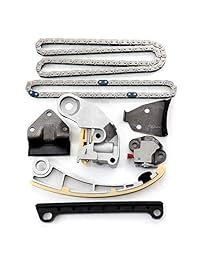 SCITOO TS21350 Kit de cadena de sincronización guía guía de tensor compatible 1999-2002 Suzuki Esteem 1.8L l4 DOHC G18K J18A (16 válvulas)
