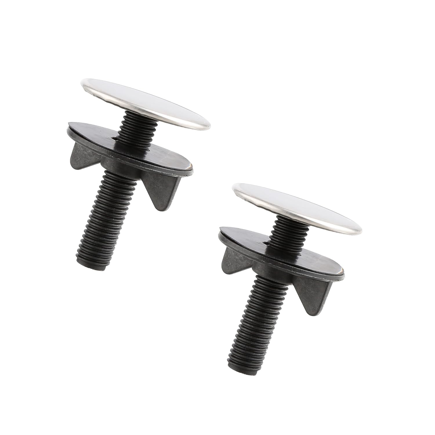 Tabanzhe 2 PCS Stainless Steel Sink Hole Cover,Sink Tap Hole Stopper Sink Accessories Prevents Leaks,for Kitchen Sink Wash Basin Bathroom Sink Bathtub